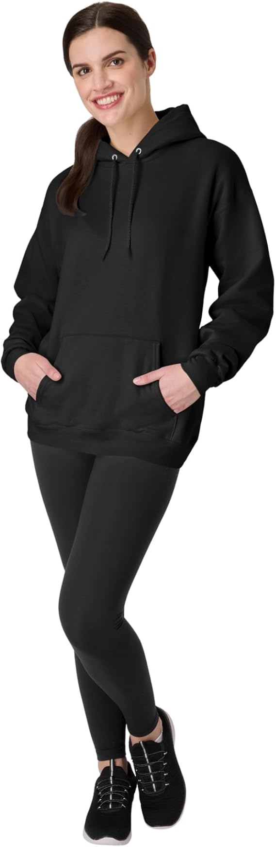Hanes Men's EcoSmart Hoodie, Midweight Fleece, Pullover Hooded Sweatshirt