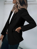 Cicy Bell Womens Casual Blazers Open Front Long Sleeve Work Office Suit Jackets Blazer