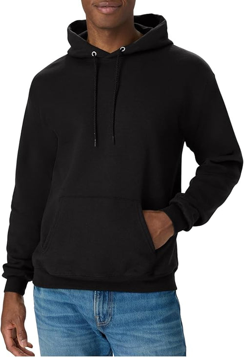 Hanes Men's EcoSmart Hoodie, Midweight Fleece, Pullover Hooded Sweatshirt